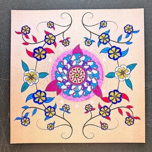 Floral Mandala Art Print